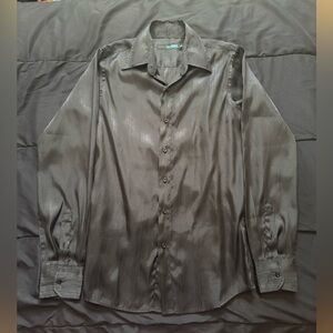 black striped button up/dress shirt